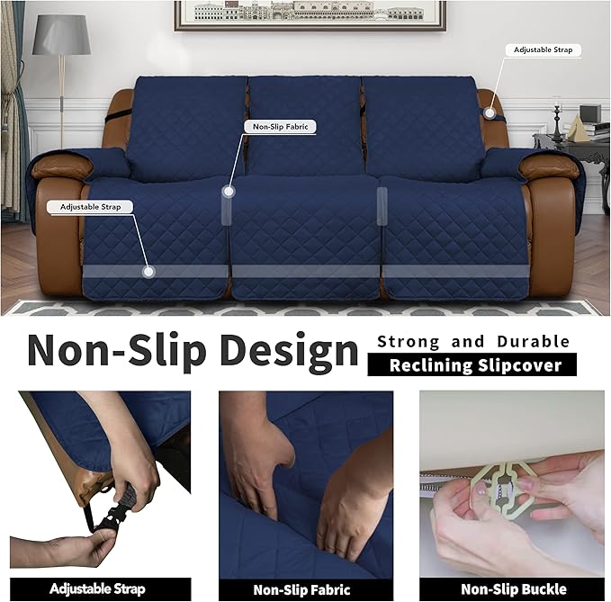 Easy-Going Oversized Recliner Sofa Cover, Reversible Couch Cover