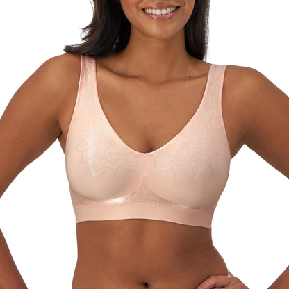 Bali Women's Wireless Bra, Comfort Revolution Seamless T-Shirt Bra, Moisture-Wicking, ComfortFlex Fit
