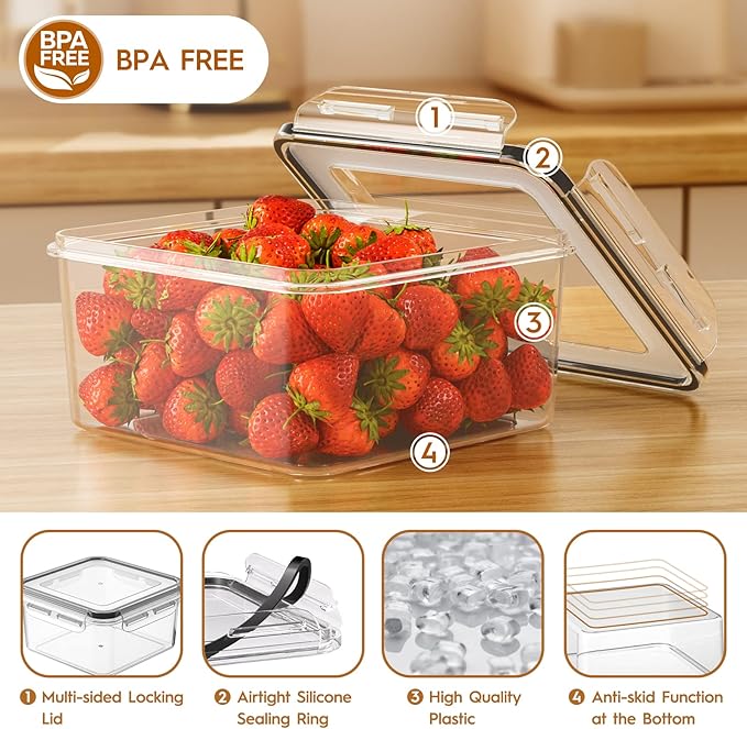 40 PCS Food Storage Containers
