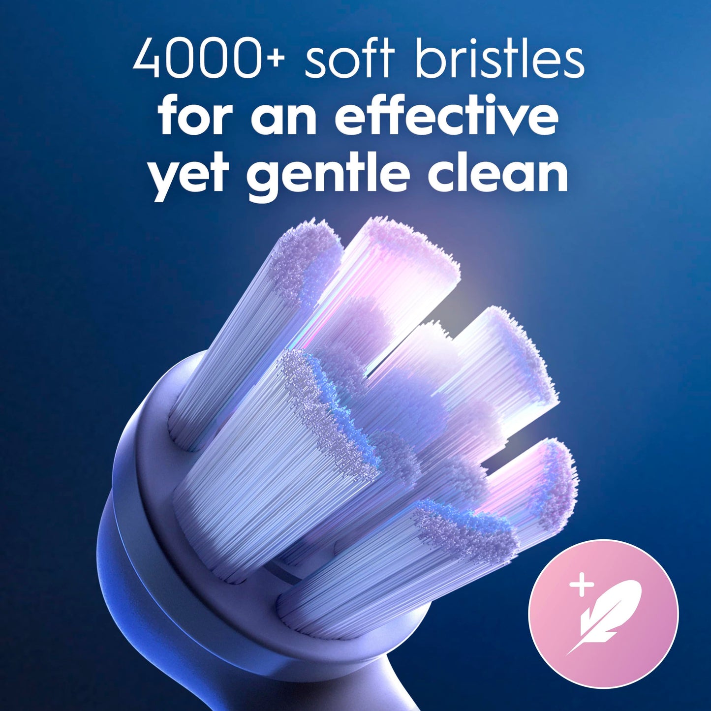 Oral-B iO Series Ultimate Clean Electric Toothbrush Replacement Brush Heads for an Oral-B Electric Toothbrush, 2 count, White