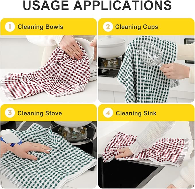 SALAS Cotton Dish Towels Cloths