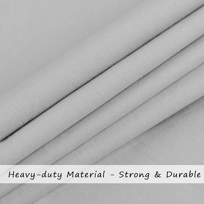 Cotton Canvas Laundry Bag with Handles & Drawstring Straps, Heavy Duty Extra