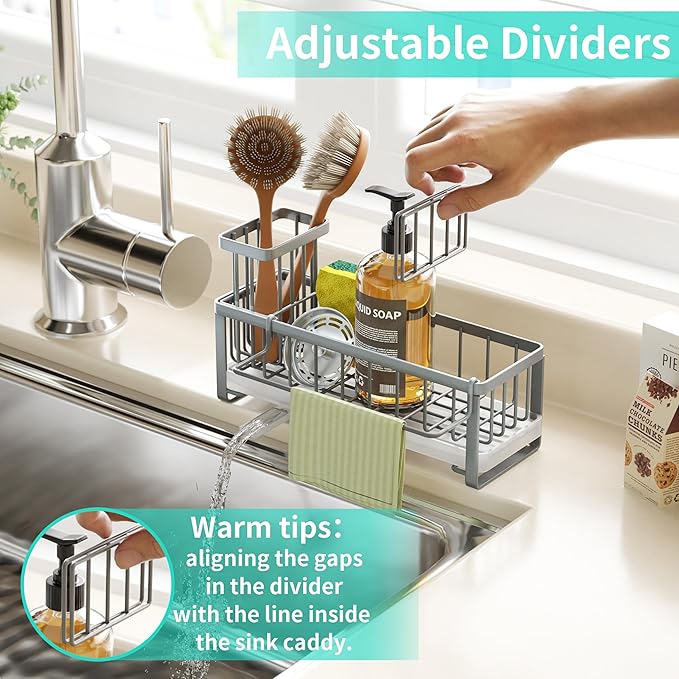 HapiRm Sponge Holder for Kitchen Sink