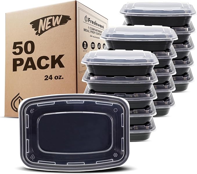 Freshware Meal Prep Containers 1 Compartment