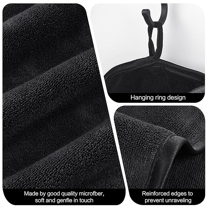 SINLAND Microfiber Facial Cloths Fast Drying Washcloth 8inch x 8inch Absorbent