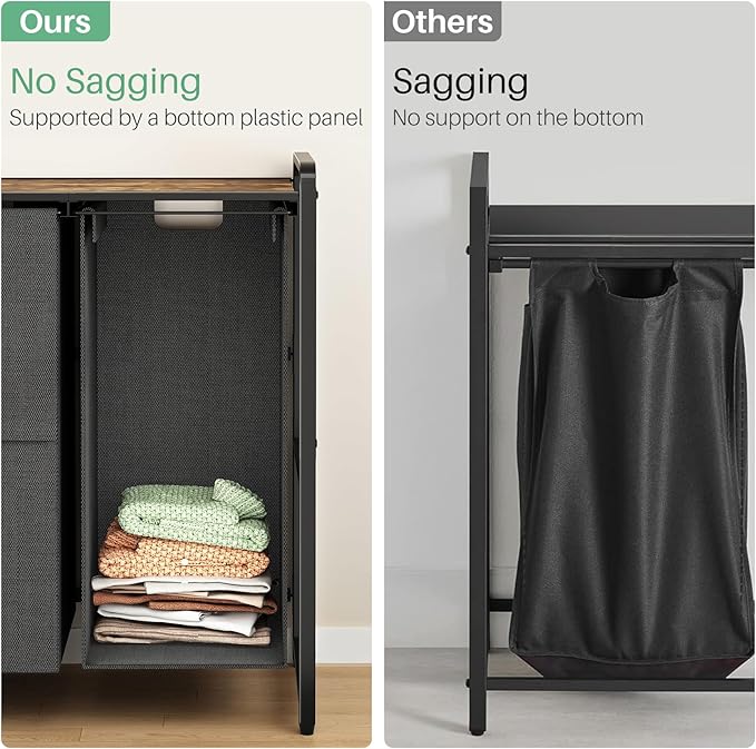 Kitstorack Laundry Hamper with Shelf