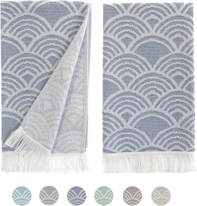 sea me at home Hand Towels for Bathroom, Cotton Kitchen Hand Towels, 100%