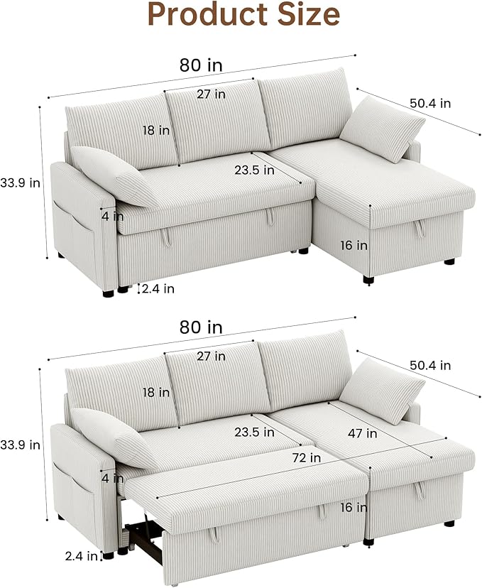 Sofa Bed, Apartment and Sunroom