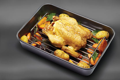 MasterClass Large Roasting Rack, Stainless Steel, 32 x 23.5 x 8cm, Metallic