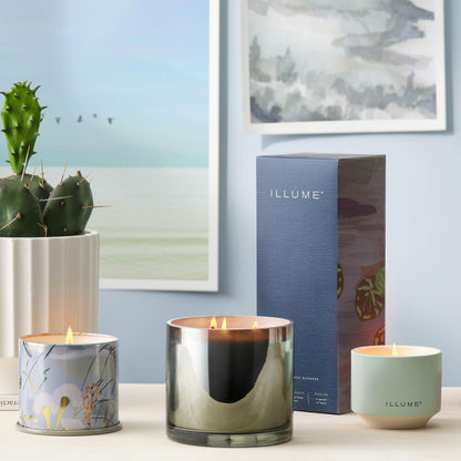 Illume Beautifully Done Essentials Fresh Sea Salt Vanity Tin Scented Candle