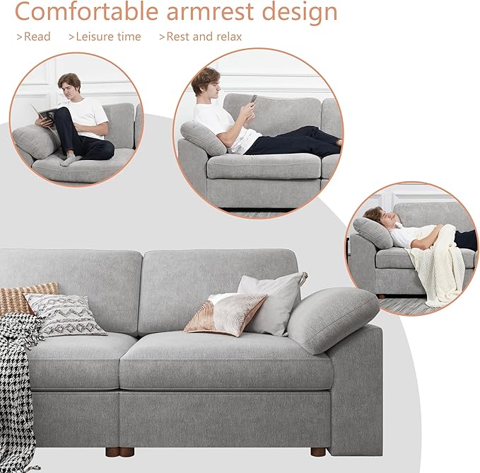 EASE MOOSE Modern Loveseat Sofa