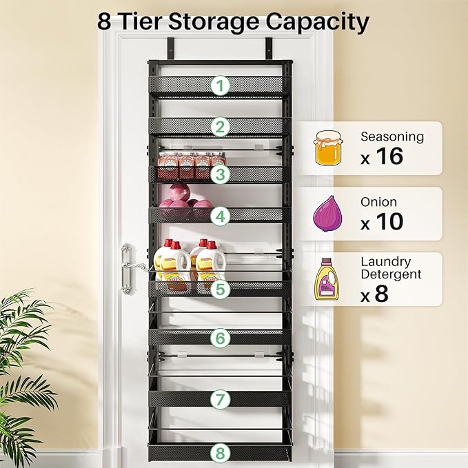 SNTD 8 Tiers Over the Door Organizer
