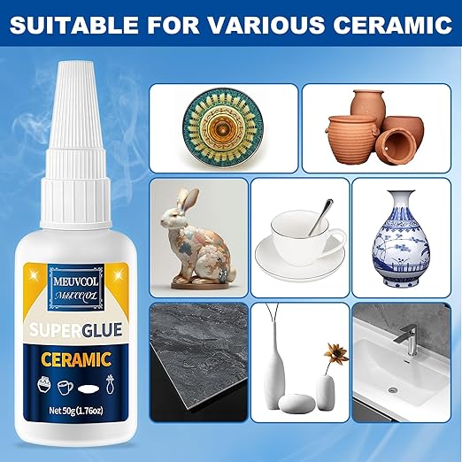 Meuvcol Ceramic Glue Repair Kit, 100g