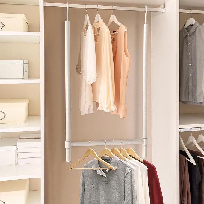 Simple Houseware Adjustable Closet Hanging Rod