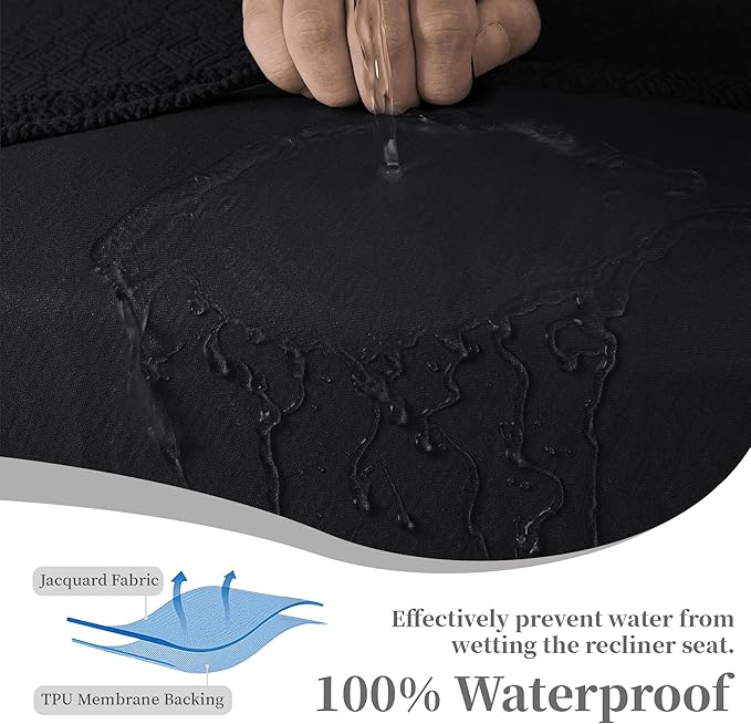 100% Waterproof Sectional Recliner Couch Covers