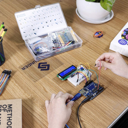 SunFounder Project The Most Complete Electronics Starter Kit Compatible with Arduino Mega 2560 R3 Mega328 Nano, 73 Tutorials Included