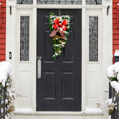 Newhouse Hardware LED Lighted Metal Door Chime Push Button (Oil-Rubbed Bronze) | Surface Mount Lighted Door Bell Button | Replacement Wired Doorbell Button for Most Door Bell Chimes