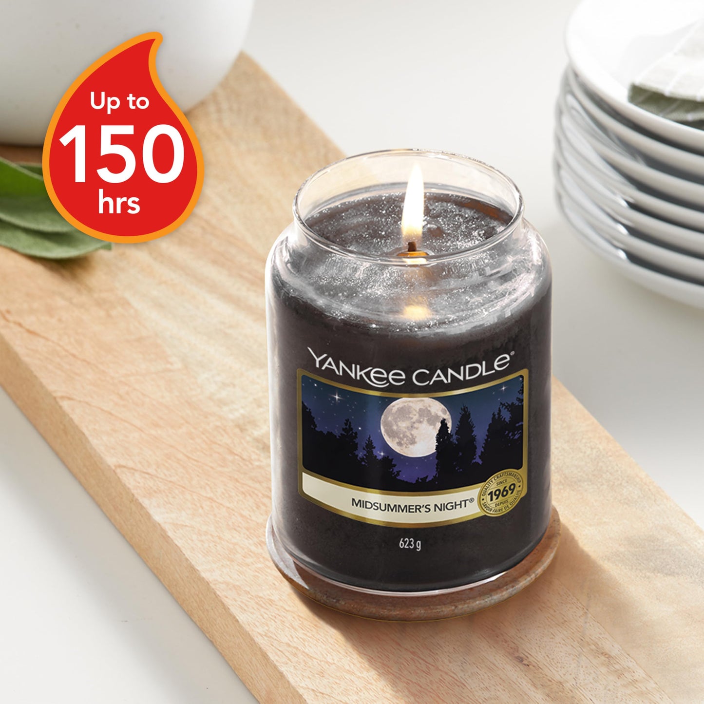 Yankee Candle Scented Candle | Midsummer's Night Large Jar | Long Burning Candles: up to 150 Hours | Perfect Gifts for Women