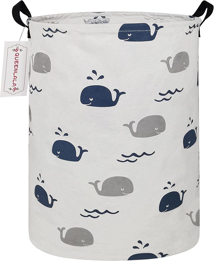 QUEENLALA Large Storage Basket, Laundry Hamper/Bathroom/Home Decor/Collapsible