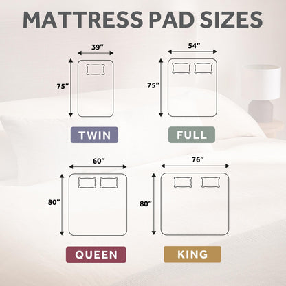Sunbeam Premium Quilted Electric Heated Mattress Pad Twin 39" x 75" - 12 Heat Settings, 12-Hour Selectable Auto Shut-Off, Fast Heating, Warming Bed, Machine Washable, Extra-Soft Warm Cozy