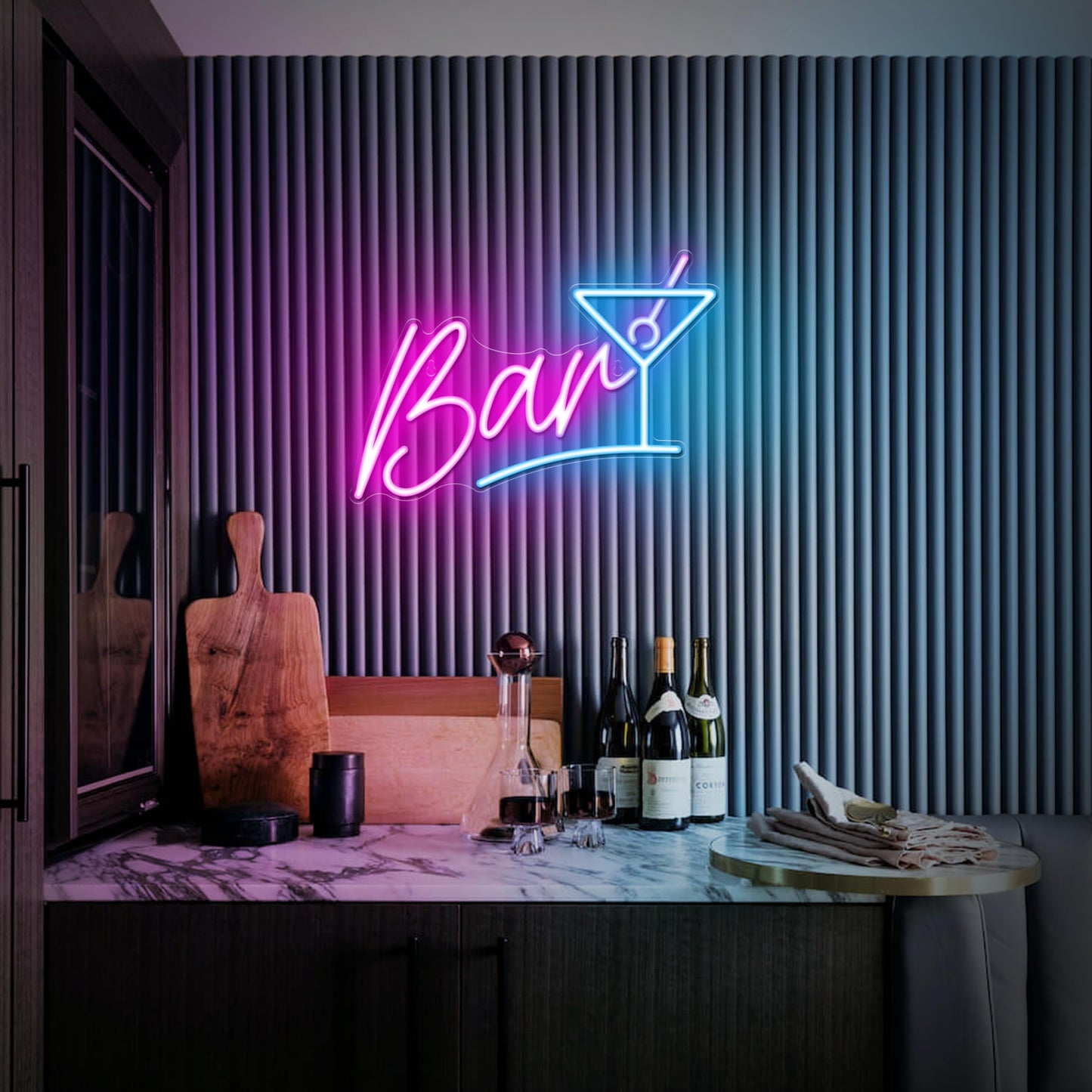 Kavaas Its 5 O'clock Somewhere Neon Sign, Neon Bar Signs for Home Bar Decor, Man Cave Pub Party - Best Gifts for Husband, Father, Birthday, Christmas