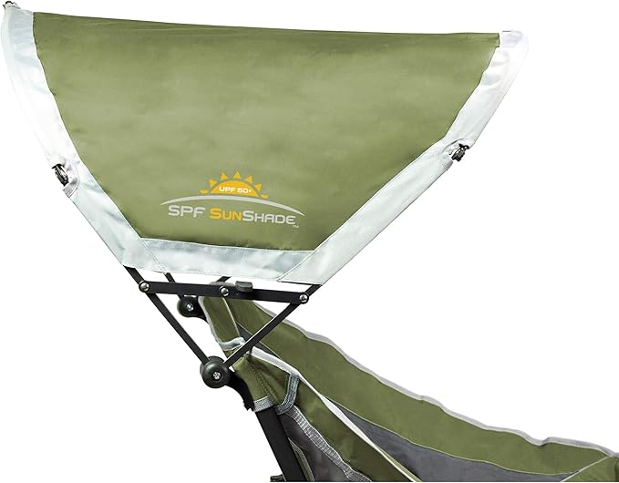GCI Outdoor Pod Rocker Outdoor Rocking Chair with SunShade Canopy