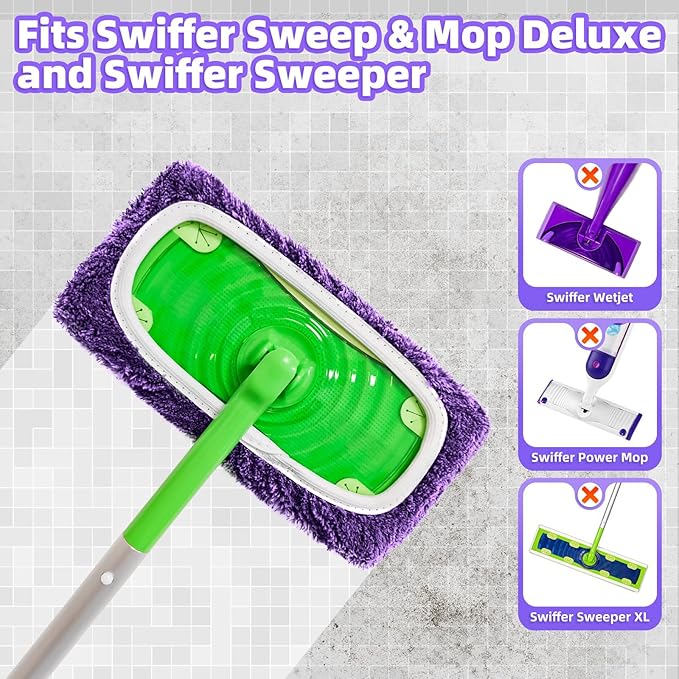Reusable Mop Pads Compatible