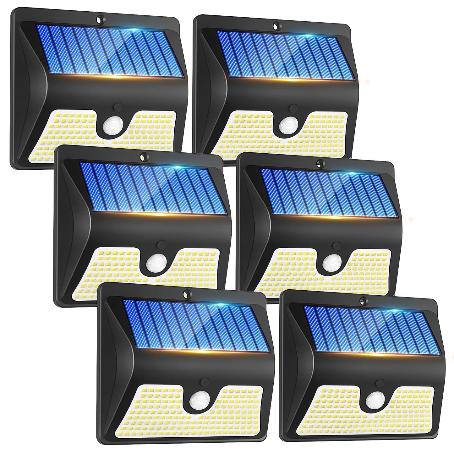 Security Lights Outdoor Motion Sensor - 150 LED Solar Powered Security Light Outside Garden Fence Waterproof Wall Lighting 3 Modes Solar Pir Lights Front Door Yard Garage