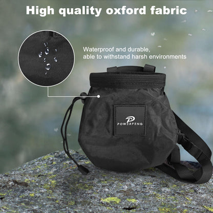 Chalk Bag for Rock Climbing & Bouldering: Outdoor Indoor Chalk Bag for Men & Women Climbing Equipment & Accessories