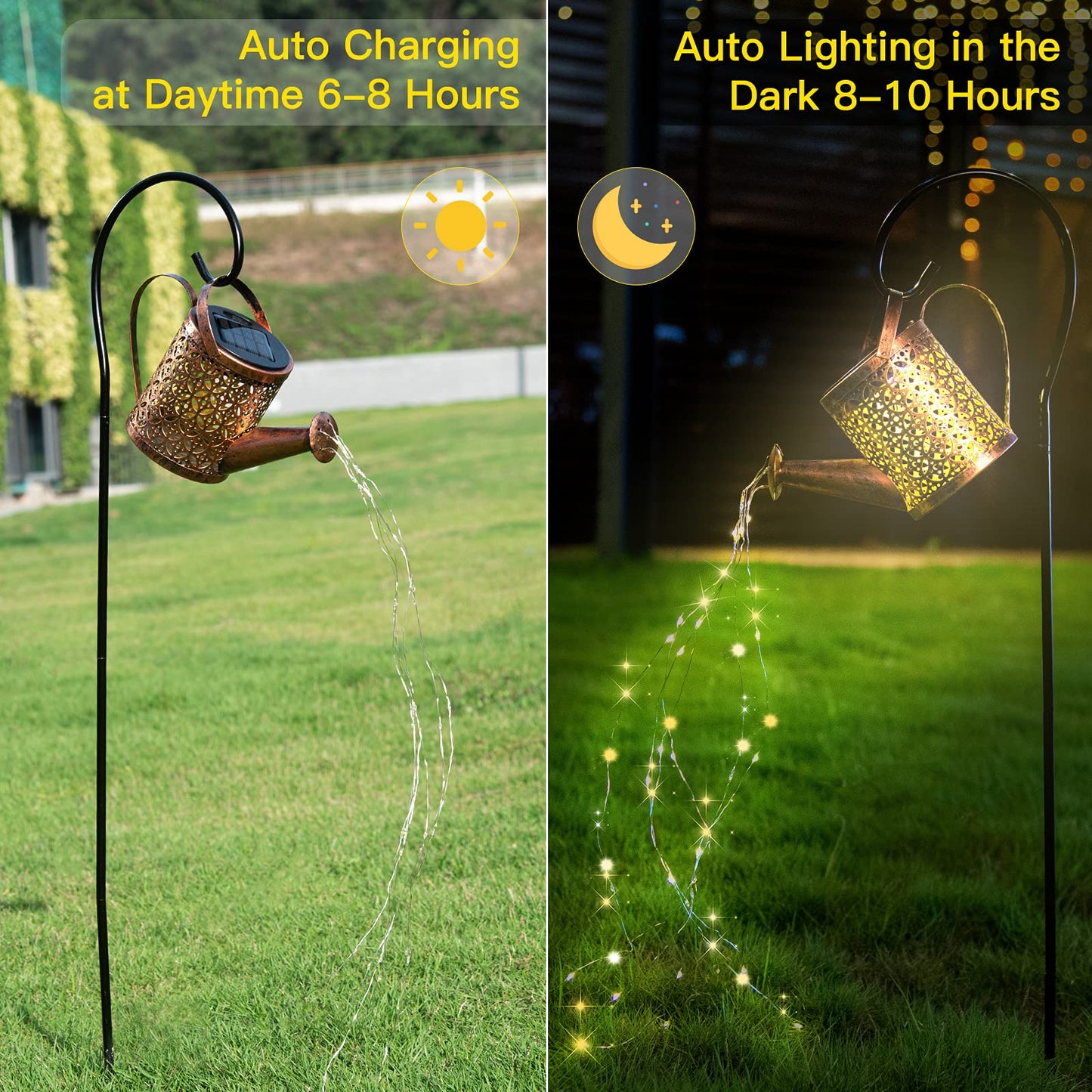 Solar Light Outdoor Decorative Hanging Lanterm, Waterproof, Prefert for Your Garden, Table, Patio, Yard, or Pathway