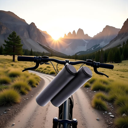 1 Pair Black Bike Handlebar Grips, Soft Foam Silicone Sponge Handle Bar Grips Handlebar Cover for Bicycle New, Mountain Bike Sponge Handle Set Riding Equipment Bike Grips