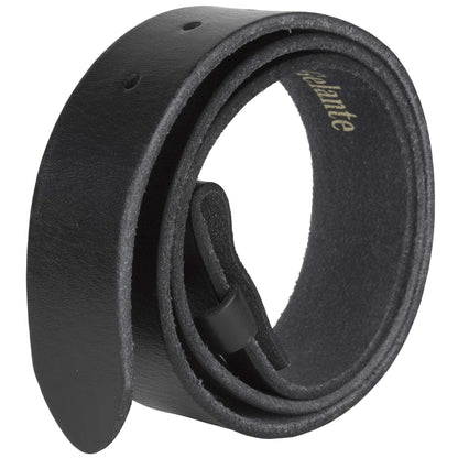 Gelante Genuine Full Grain Leather Belt Strap without Belt Buckle G2016-BK-L