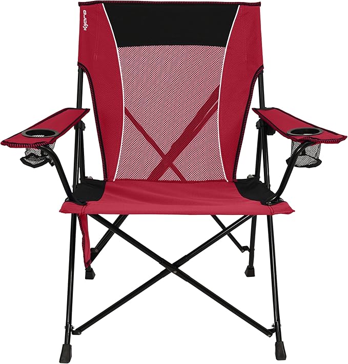 Kijaro Dual Lock Portable Camping Chairs - Versatile Folding Chair, Sports Chair, Outdoor Chair & Lawn Chair - Dual Lock Feature Red Rock Canyon