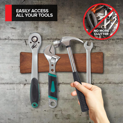 Modern Innovations 12 Inch Stainless Steel Magnetic Knife Bar with Multipurpose Use as Knife Holder, Knife Rack, Knife Strip, Kitchen Utensil Holder, Tool Holder, Art Supply Organizer, Home Organizer