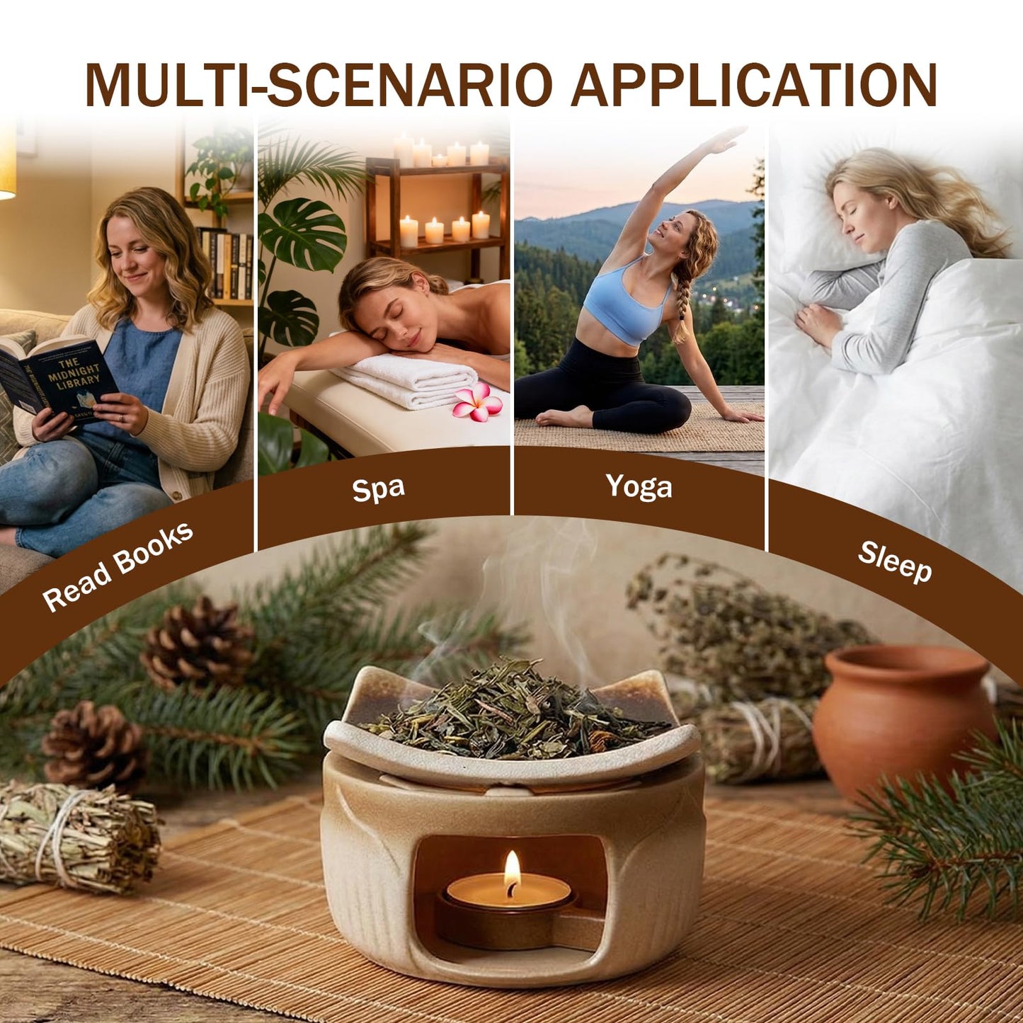YSZYPETHE Handmade Ceramic Aromatherapy Diffuser