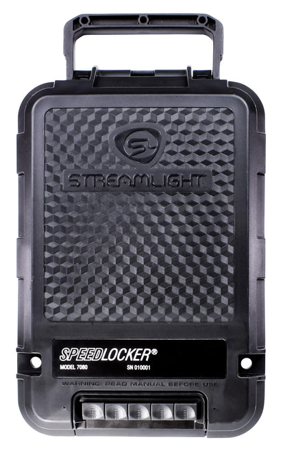 Streamlight 59000 SpeedLocker Personal Portable Lockable Storage Container with User-Selectable Lock Combinations, Black