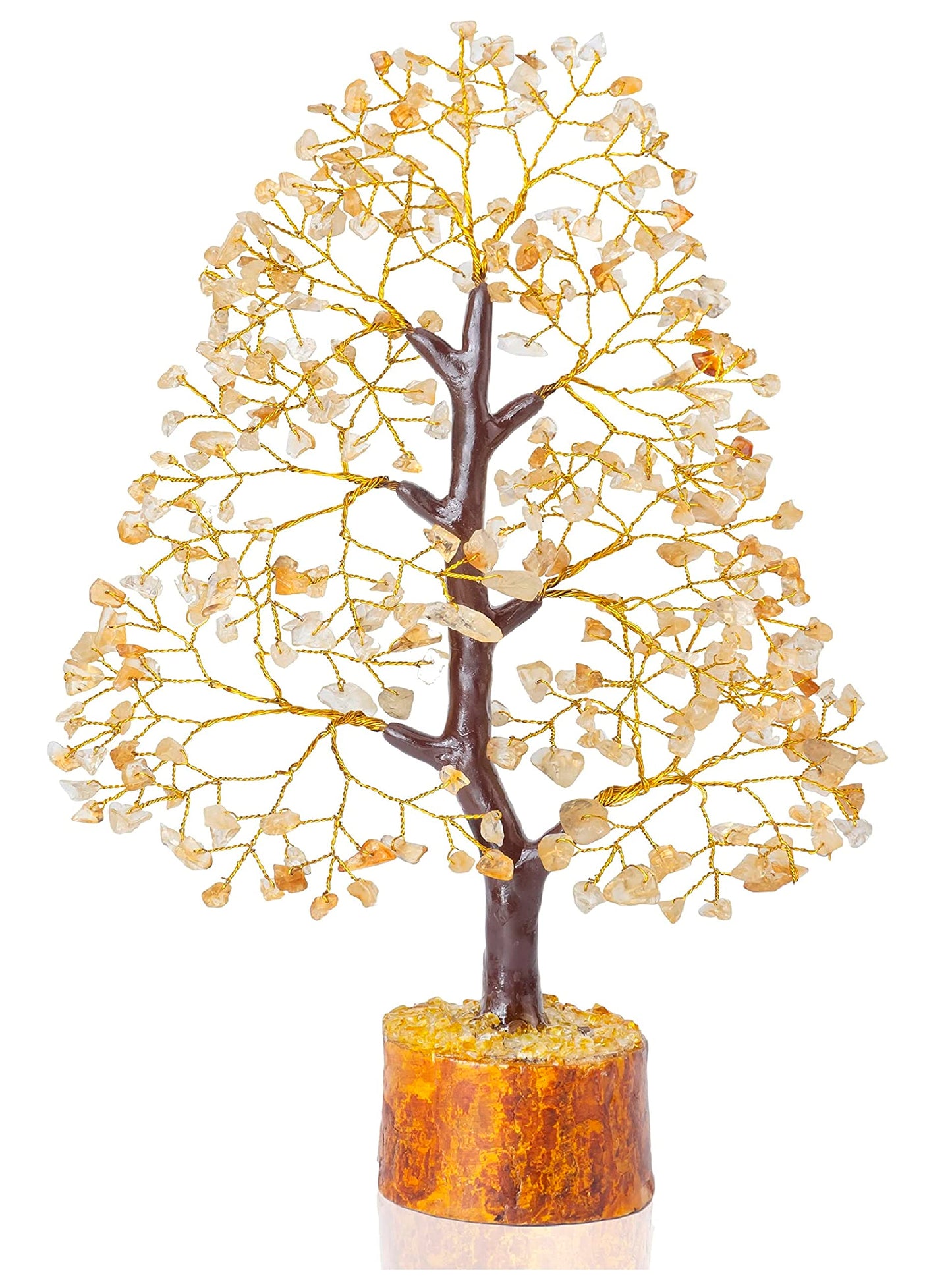 Crocon® Citrine Crystals Tree, Gifts, Birthday Gifts for Women, House Warming Gift New Home Decor, Healing Crystals Spiritual Present, Mom Birthday Gift Her, Decor, Gemstones Money Tree Positivity