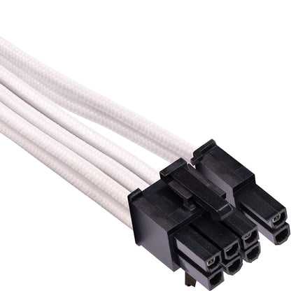 CORSAIR CP-8920224 Premium Individually Sleeved PSU Cables Pro Kit – Black, 2 Year Warranty, White