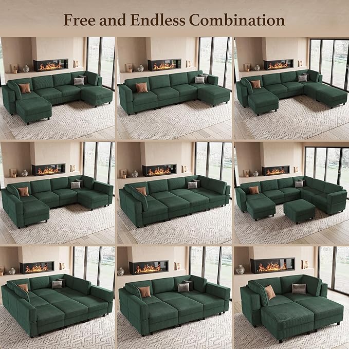 Belffin 5 Seats L Shaped Sectional Couch