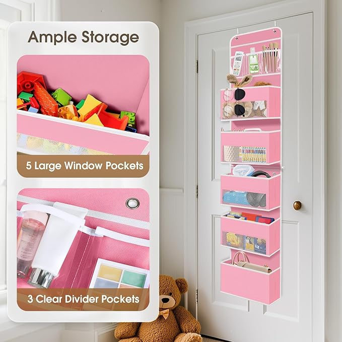 6-Tier Over The Door Organizer Hanging Storage Organizers