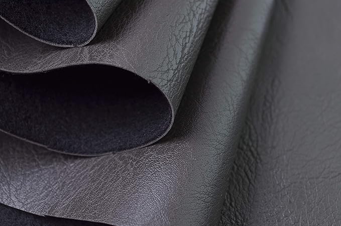 Wento Thick Faux Leather Fabric Soft Skin Grain PU Leather
