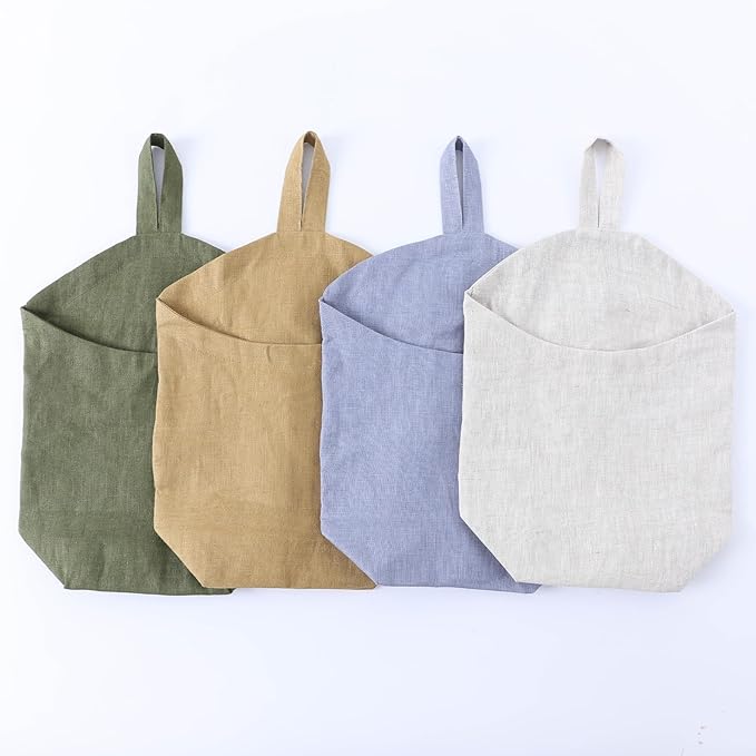 100% Linen Hanging Bags