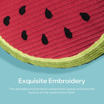 Phantoscope Papaya Shaped Throw Pillow, Fruit Themed Cushion for Couch, Bed and Chair, Pink, 10 x 15 inches