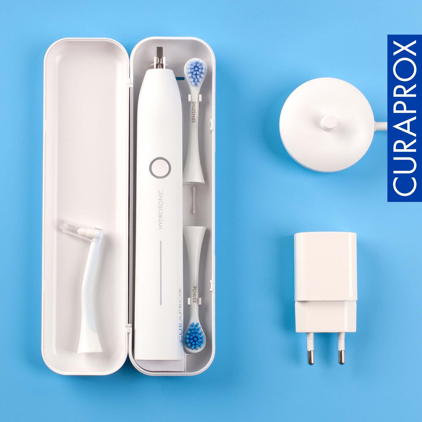 Curaprox Hydrosonic Pro Sonic Toothbrush - Curaprox Electric Toothbrush for Adults with 7 Cleaning Levels.