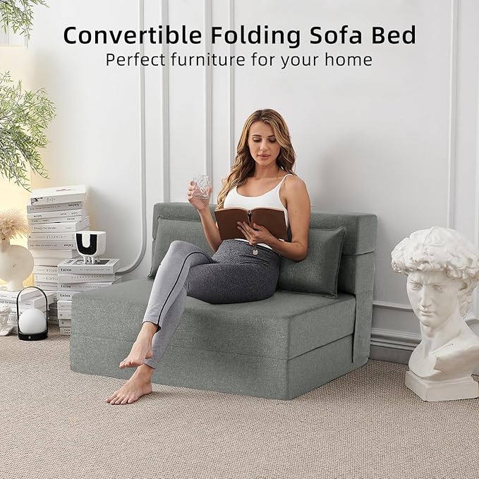 FILUXE Folding Sofa Bed | Convertible Sleeper Chair Bed