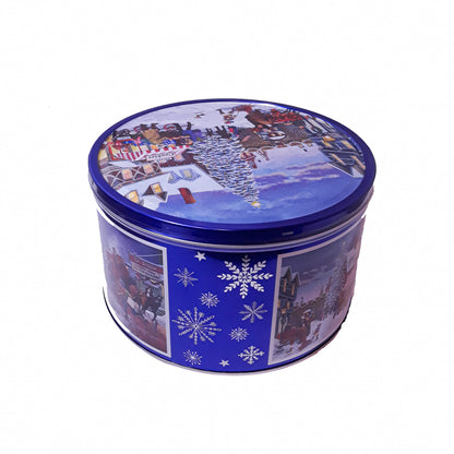 Kelsen Danish Butter Cookies in Decorative Holiday Tin, 80 Ounce (300 Cookies)