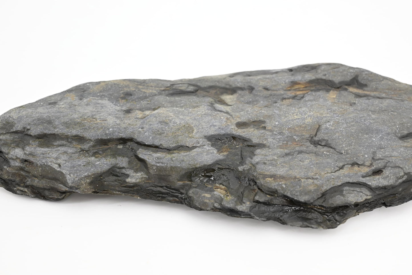 KINGRUI Aquarium Rocks Stream Turtle Platform Natural Slate 3-8 inches Basking Rock for Aquarium Decoration Turtle Tanks Amphibian Reptile Terrariums-10lb