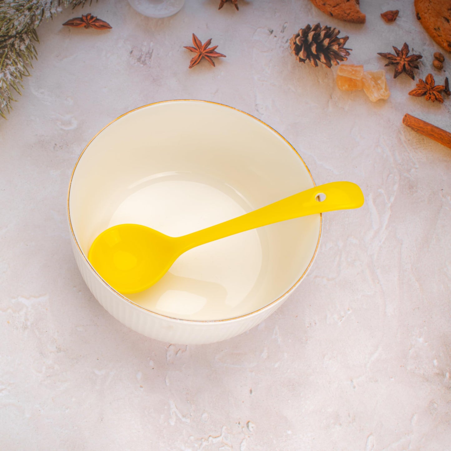 Ceramic Spoons Set of 8, Ceramic Chinese Soup Spoon, Asian Soup Spoons, Yellow Japanese Spoon Large for Ramen Pho Wonton Dumpling Miso, Deep Oval Hook Design (8, Yellow)