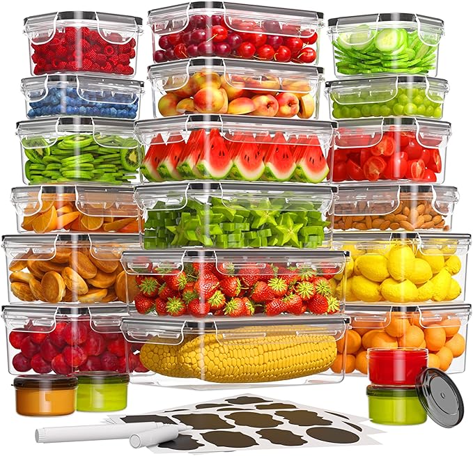 44 PCS Food Storage Containers