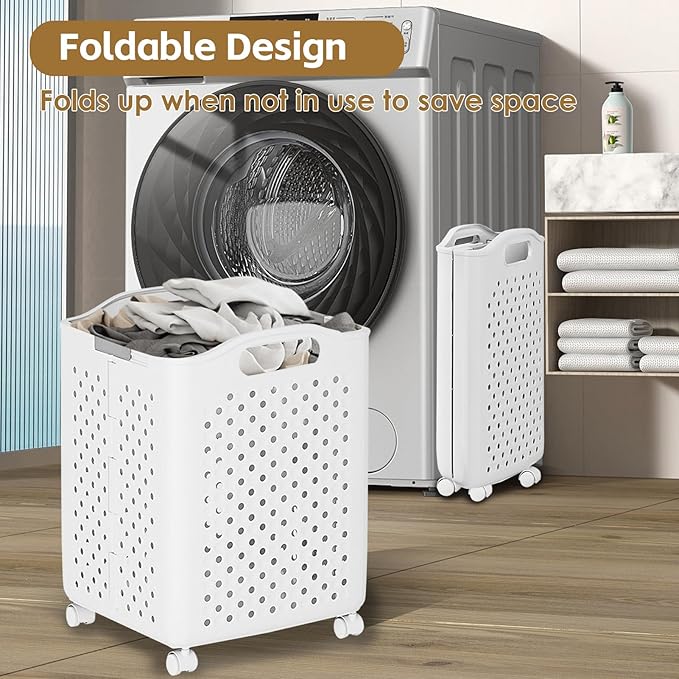 57L Collapsible Laundry Basket